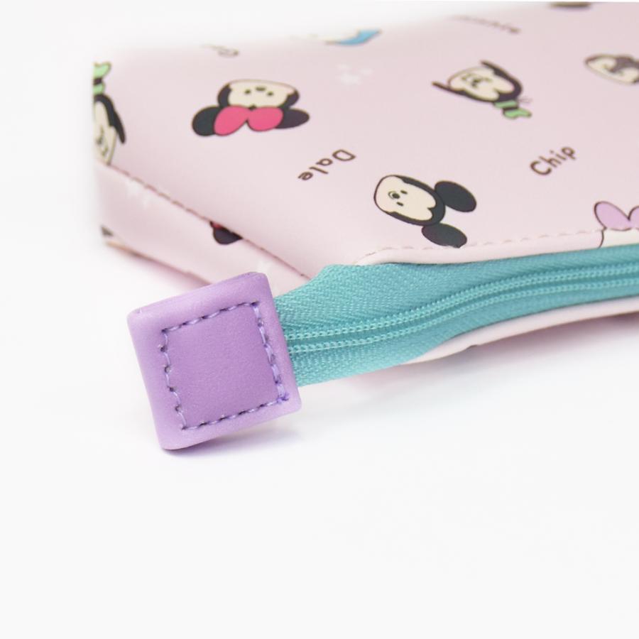 Disney（ディズニー） ペンケース コンパクト 合皮 筆箱 化粧ポーチ