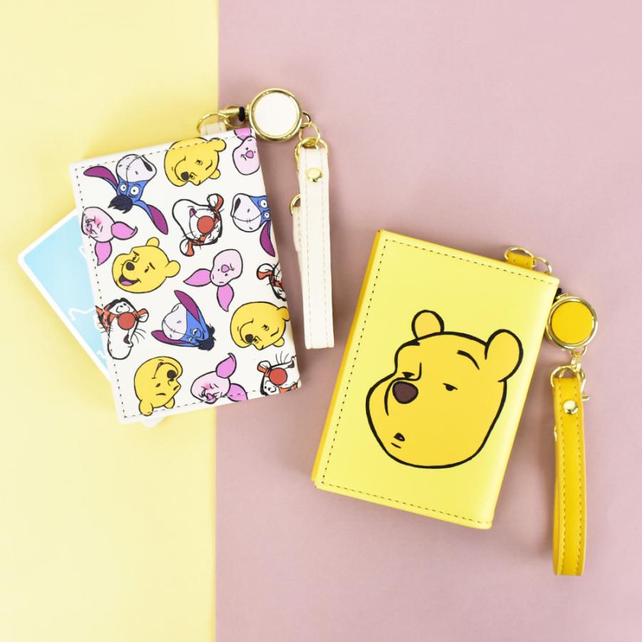 Disney（ディズニー） パスケース 定期入れ 合皮 薄型 リール カード