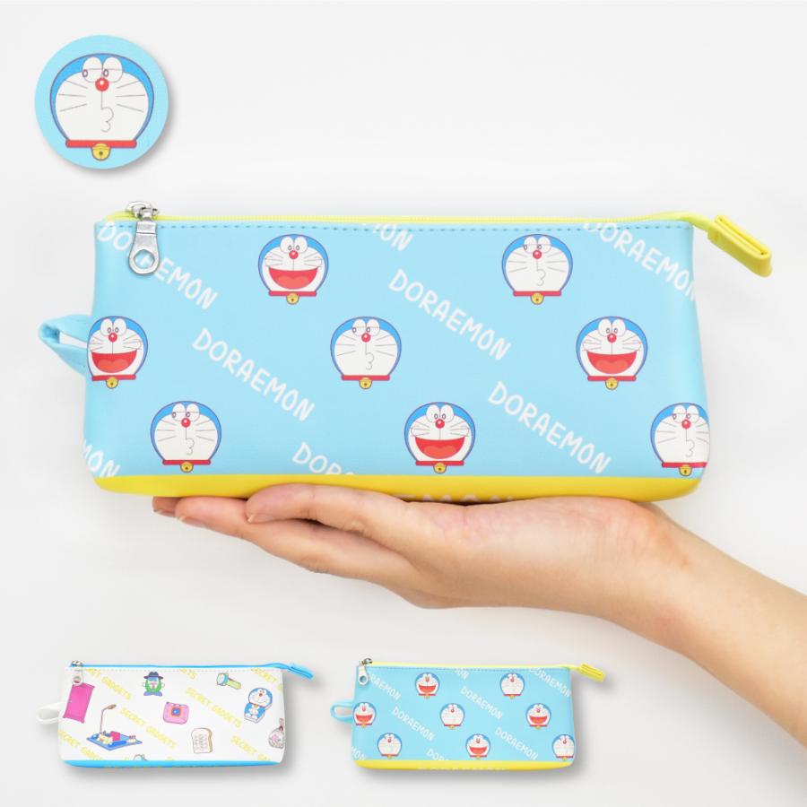 Sale 97 Off ドラえもん ペンケース 筆箱 文具 化粧ポーチ コスメポーチ 合皮 Puレザー スリム シンプル コンパクト ファスナー 人気 キャラクター グッズ Discoversvg Com