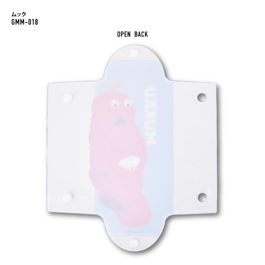 ガチャピン ムック クリアペンポーチ ペンケース 透明ケース 小物入れ