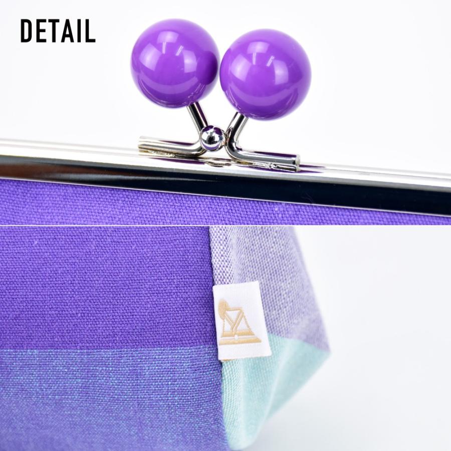 ポーチ 小物入れ レディース 女子 安心の日本製 伊勢木綿 がま口