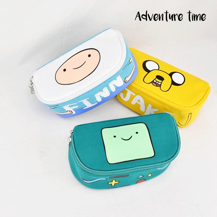 アドベンチャー タイム ペンケース 筆箱 レディース 女子 大人 高校生 大容量 キャンバス 帆布 ファスナー フィン ジェイク Bmo Mat 105b Action 通販 Yahoo ショッピング