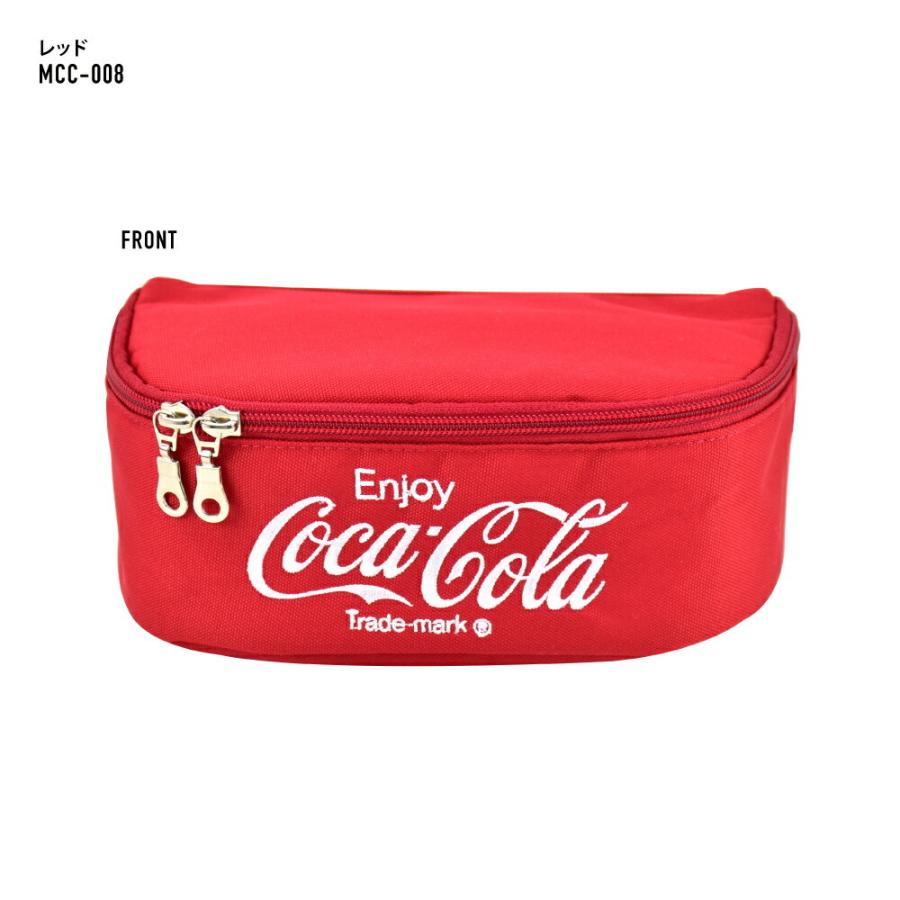 コカコーラ ペンケース 筆箱 レディース 女子 大人 高校生 大容量 ナイロン ファスナー ダブルジップ 化粧ポーチ Mcc 008b Action 通販 Yahoo ショッピング