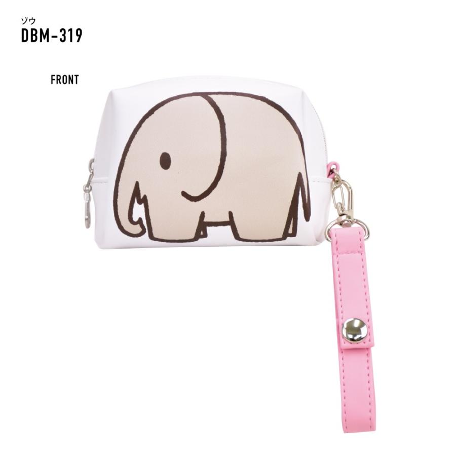 ミッフィー ポーチ 小物入れ レディース 女子 大人 高校生 ミニ Puレザー ブルーナアニマル シリーズ クマ イヌ ウサギ ゾウ 独特の上品