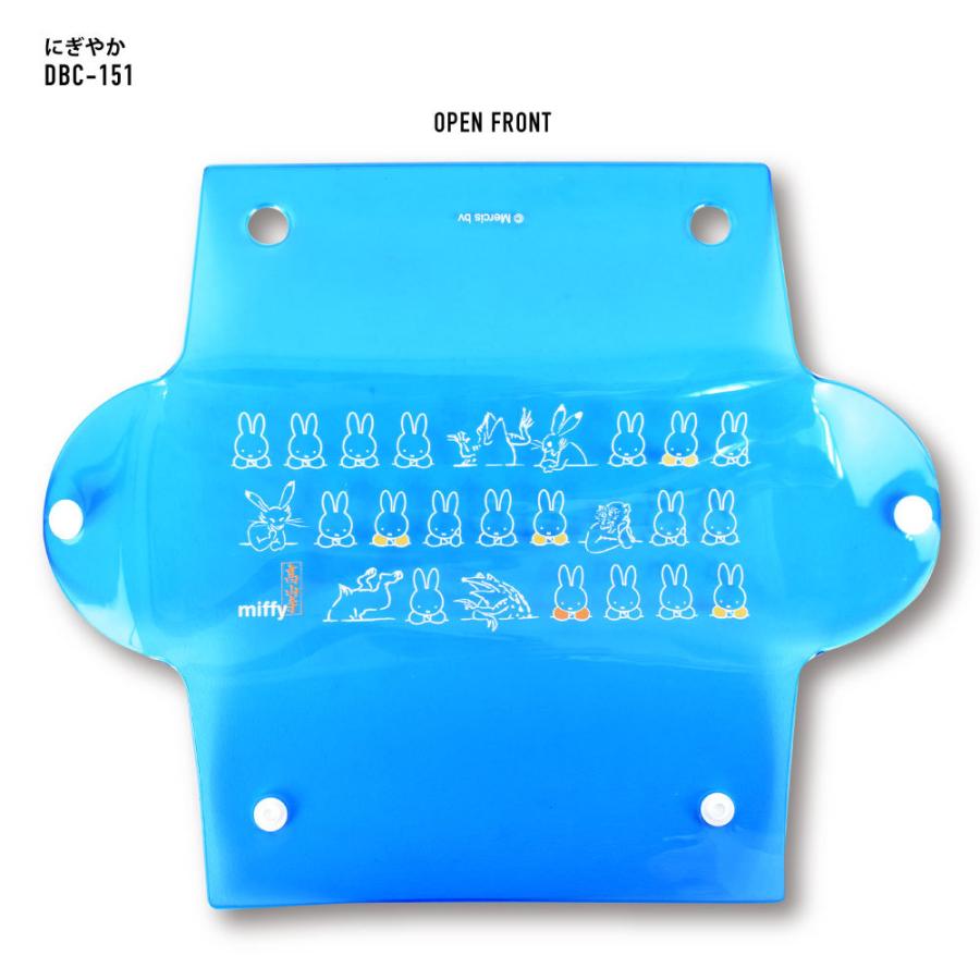 【中古美品】センチュリー 「nonble限定」ピーチティー M Miffy（ミッフィー） 鳥獣戯画 クリアマルチケース Lサイズ ペンケース