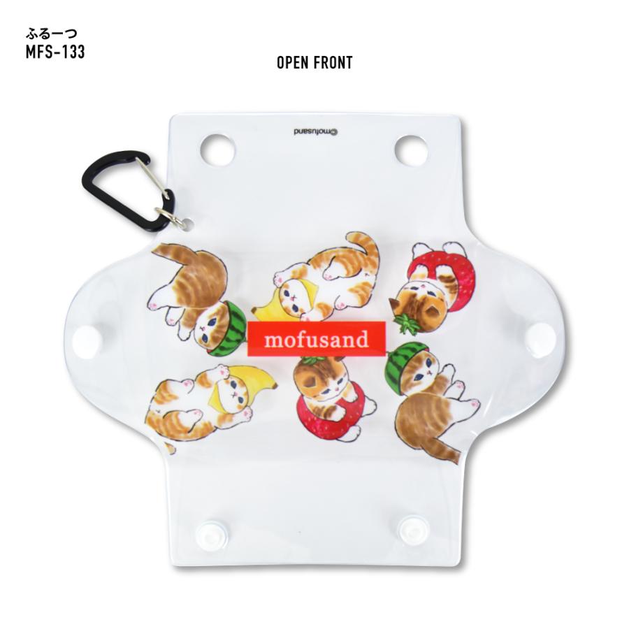 モフサンド mofusand クリアマルチケース Sサイズ 小物入れ ポーチ