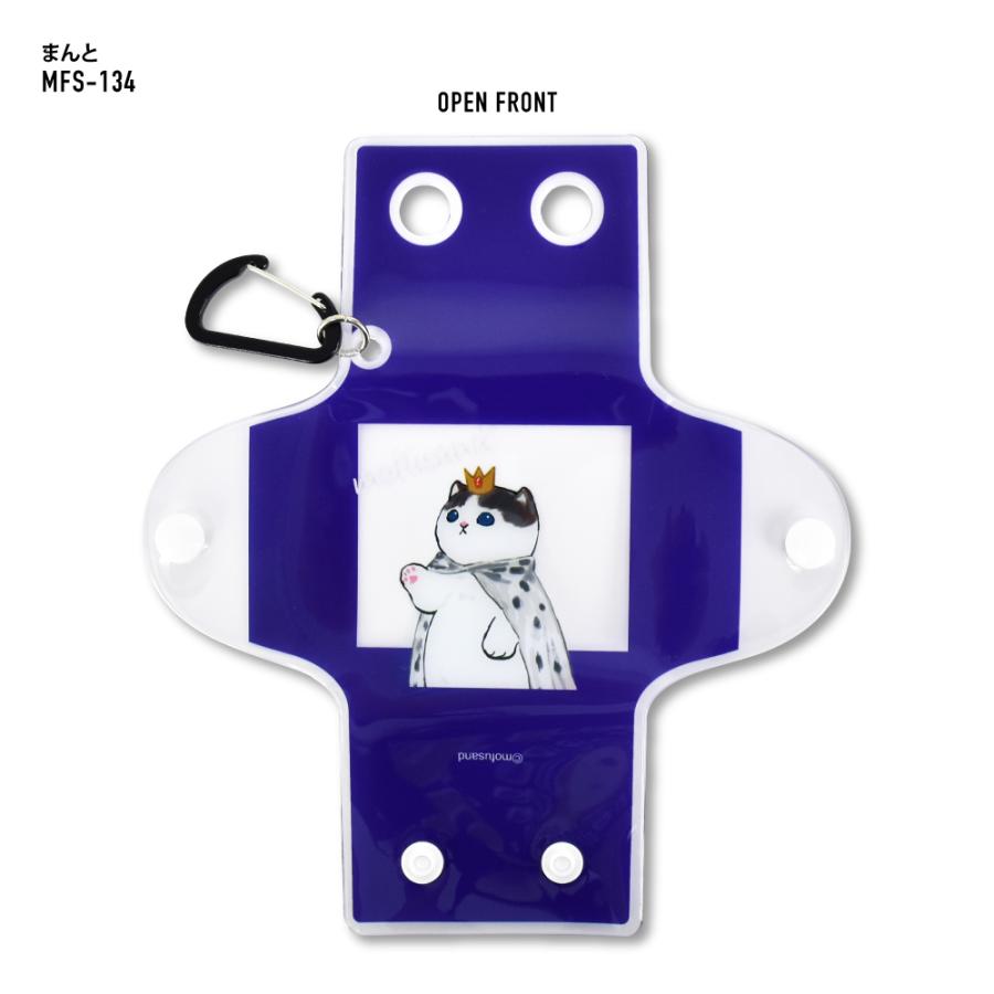 モフサンド mofusand クリアマルチケース SSサイズ 小物入れ ポーチ