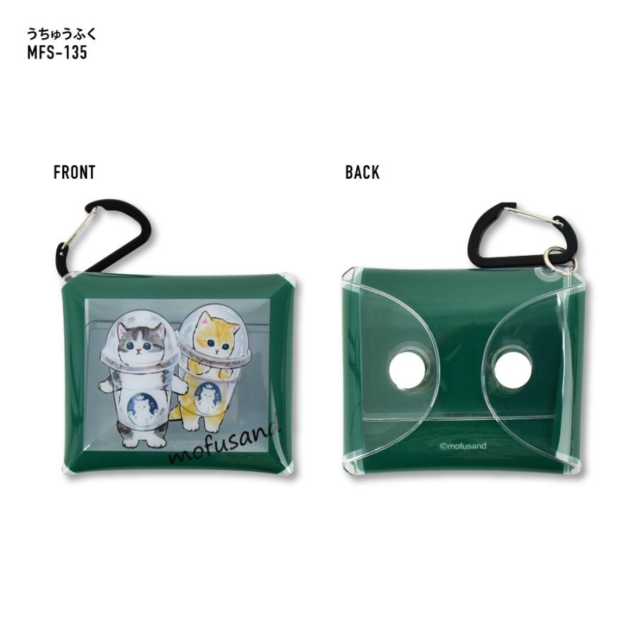 モフサンド mofusand クリアマルチケース SSサイズ 小物入れ ポーチ