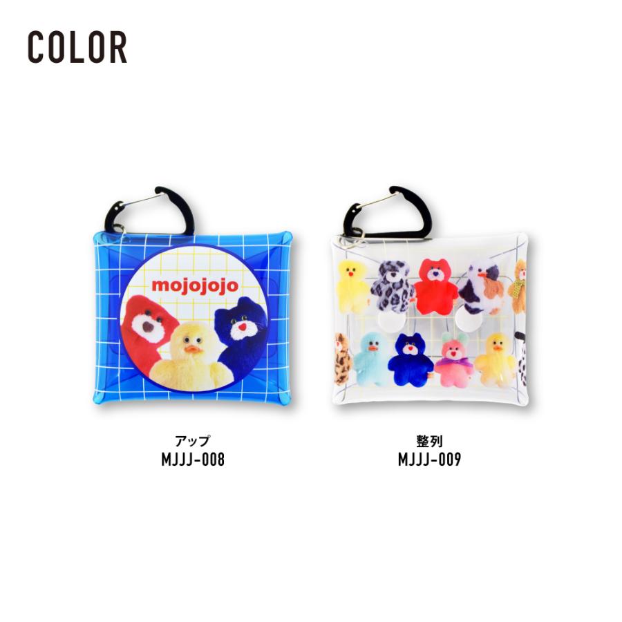 mojojojo クリアマルチケース SSサイズ カラビナ 小物入れ air pods