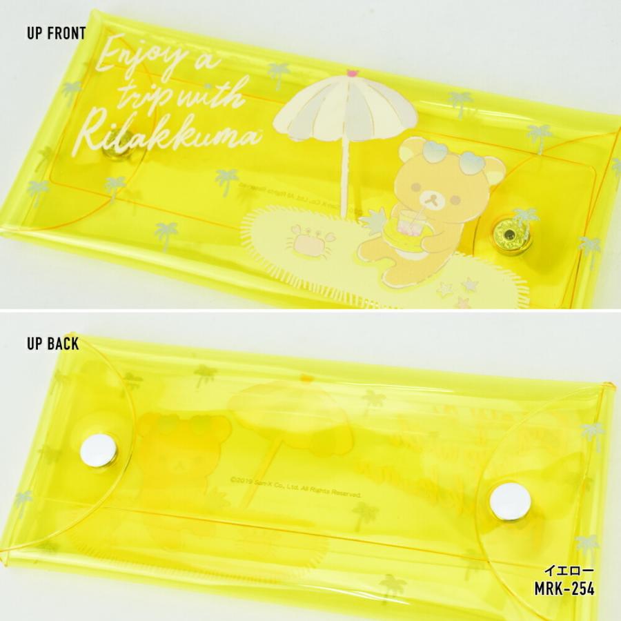 リラックマ Rilakkuma クリアマルチケース Lサイズ ペンケース 小物