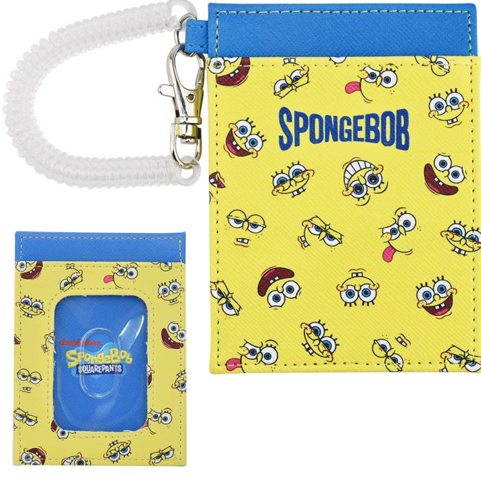 スポンジ ボブ パスケース 定期入れ カードケース 定期 入れ 子供 こども 女の子 キッズ 合成皮革 Puレザー キャラクター Icカード Msb 030b Action 通販 Yahoo ショッピング