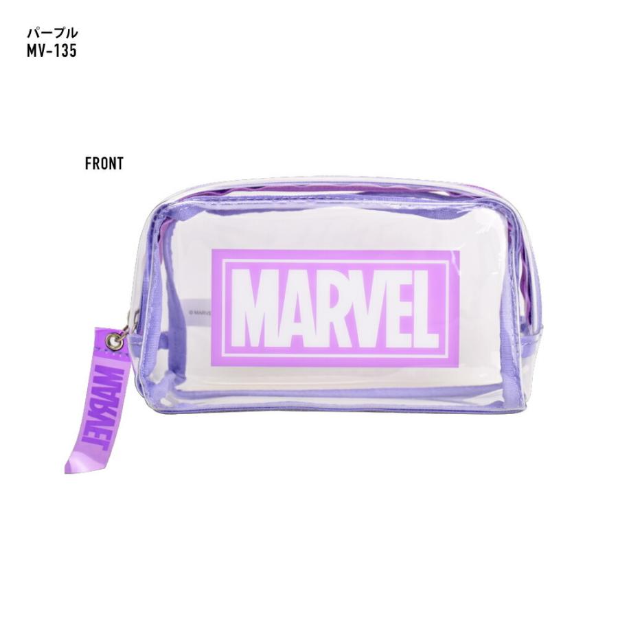 マーベル ペンケース 筆箱 レディース 女子 大人 高校生 大容量 透明 クリア Pvc ファスナー キャラクター 化粧ポーチ Mv 133b Action 通販 Yahoo ショッピング