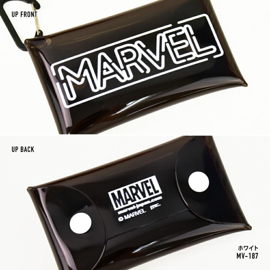 MARVEL（マーベル） クリアマルチケース Sサイズ 小物入れ カラビナ