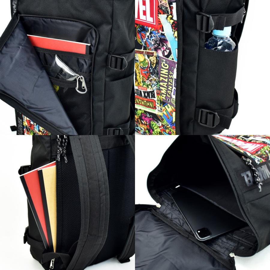 マーベル リュック スクエア ボックス型 マチ 大きい メンズ 男子 大容量 l ノートpc Ipad タブレット収納 ロゴ コミック プリント カジュアル ストリート Mv 212b Action 通販 Yahoo ショッピング