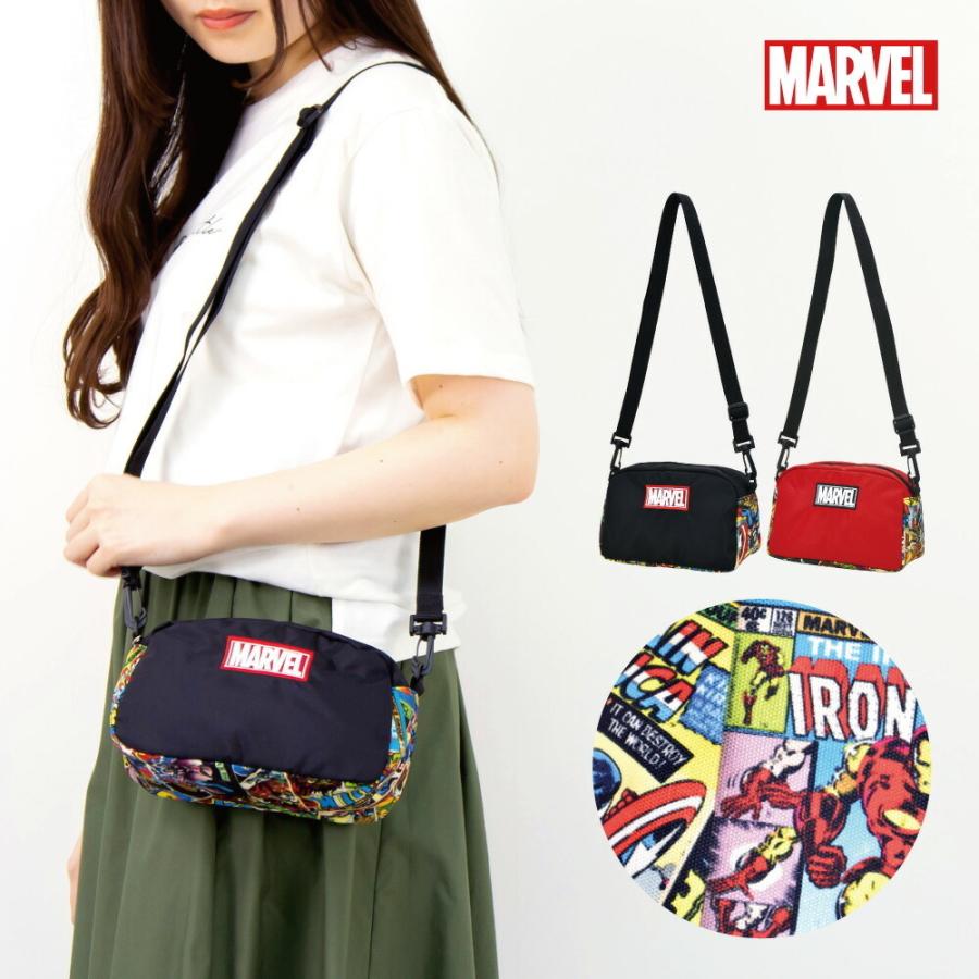 MARVEL（マーベル） ショルダーバッグ 2way ポーチ ミニバッグ 
