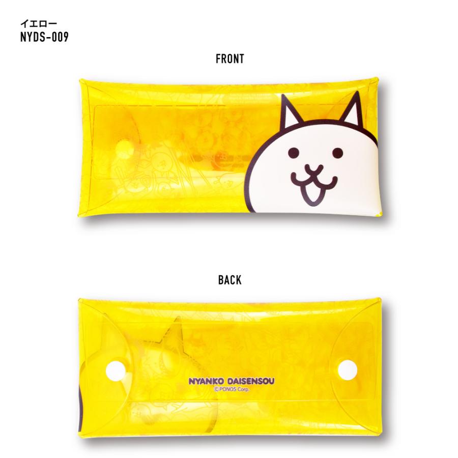 にゃんこ大戦争 ねこ ネコ ペンケース 筆箱 小物入れ クリアマルチケース Lサイズ ブランド キャラクター シンプル トレンド 多機能 人気 洗える Nyankodaisensou0006 Action 通販 Yahoo ショッピング