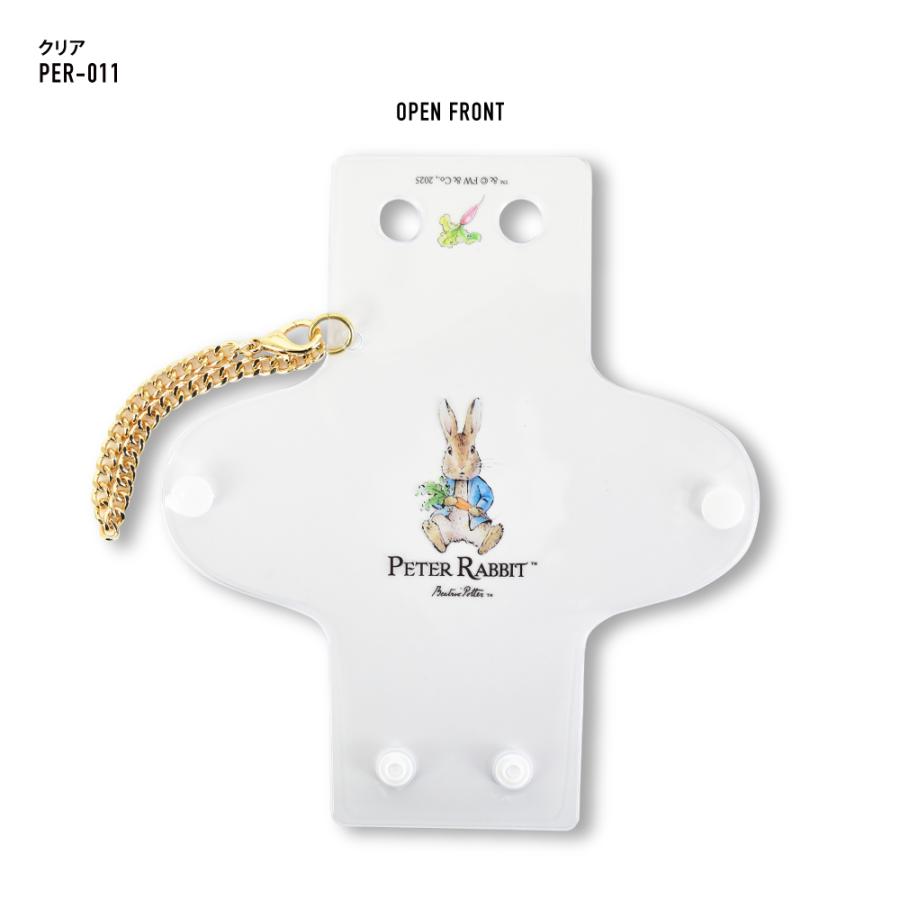 ピーターラビット クリアポーチ 小物入れ 定期入れ イヤホン airpods