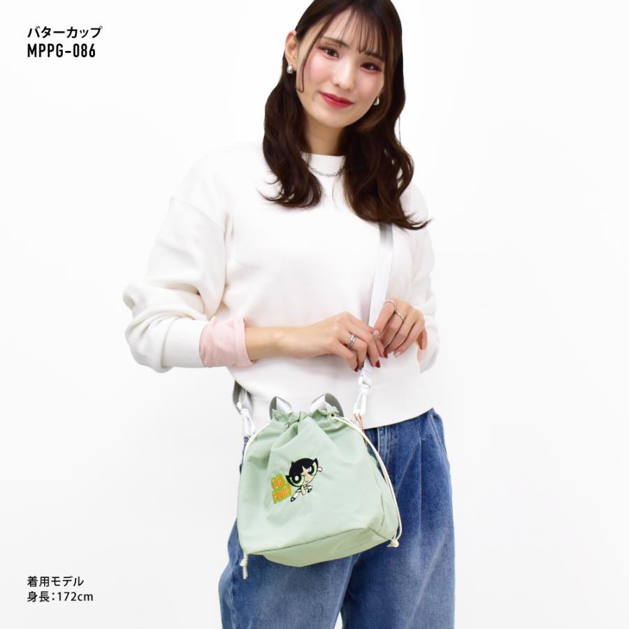 パワーパフガールズ 巾着 バッグ トートショルダー ショルダーバッグ