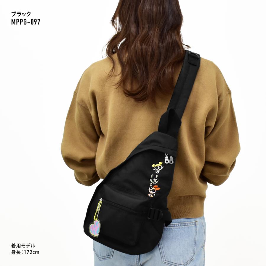 パワーパフガールズ ボディバッグ ショルダーバッグ 軽量 撥水 ワンショルダー レディース 通勤 通学 旅行 お出かけ 自転車 大人 学生 キャラクター グッズ | ブランド登録なし | 02
