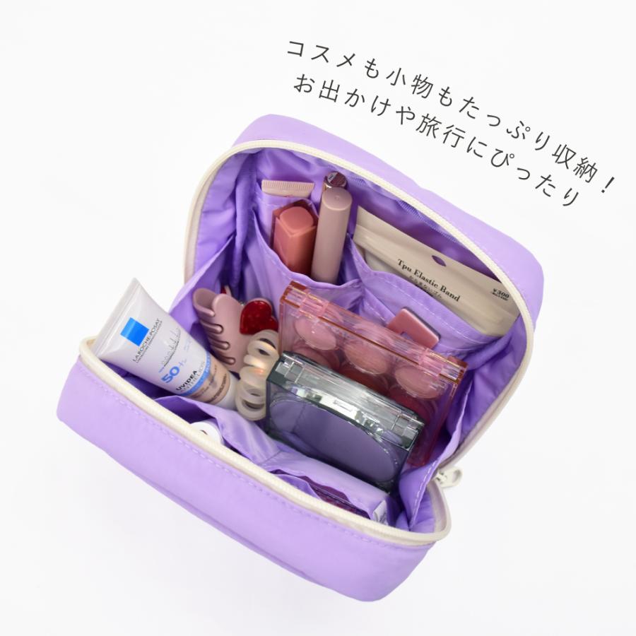 パワーパフガールズ 小物入れ スクエア ポーチ トラベルポーチ