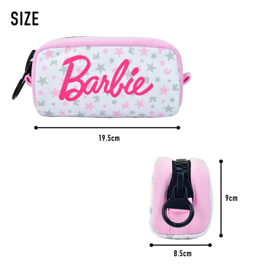 Barbie バービー ペンケース 筆箱 大きめ 小物入れ 化粧ポーチ