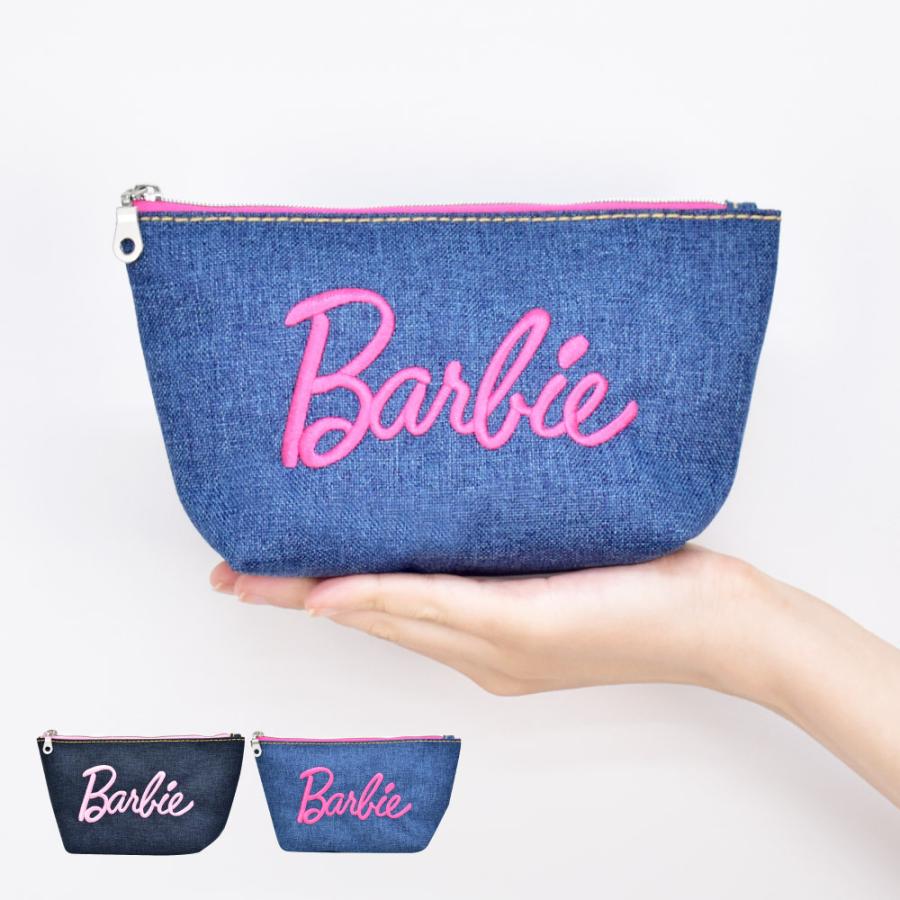 Barbie バービー 化粧ポーチ 大きめ 小物入れ ポーチ レディース