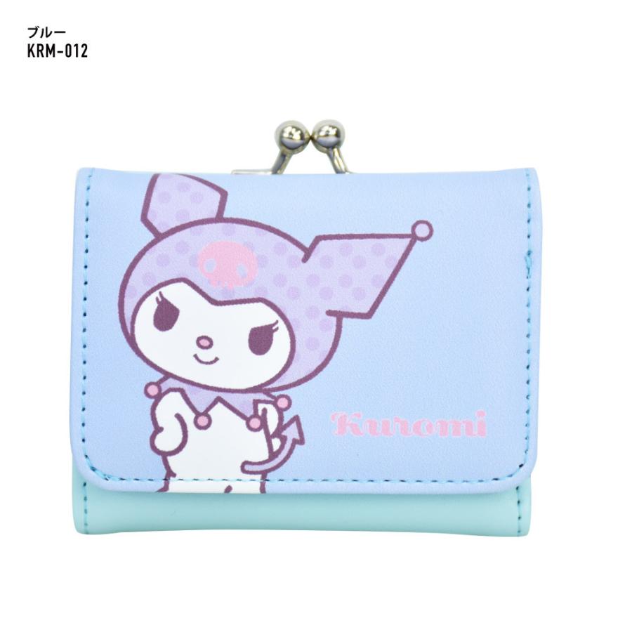 クロミ クロミちゃん サンリオ 財布 サイフ 折財布 レディース 女子 三つ折り 合皮 がま口 小銭入れ キャラクター グッズ ブランド 可愛い かわいい 人気 Sanrio0022 Action 通販 Yahoo ショッピング