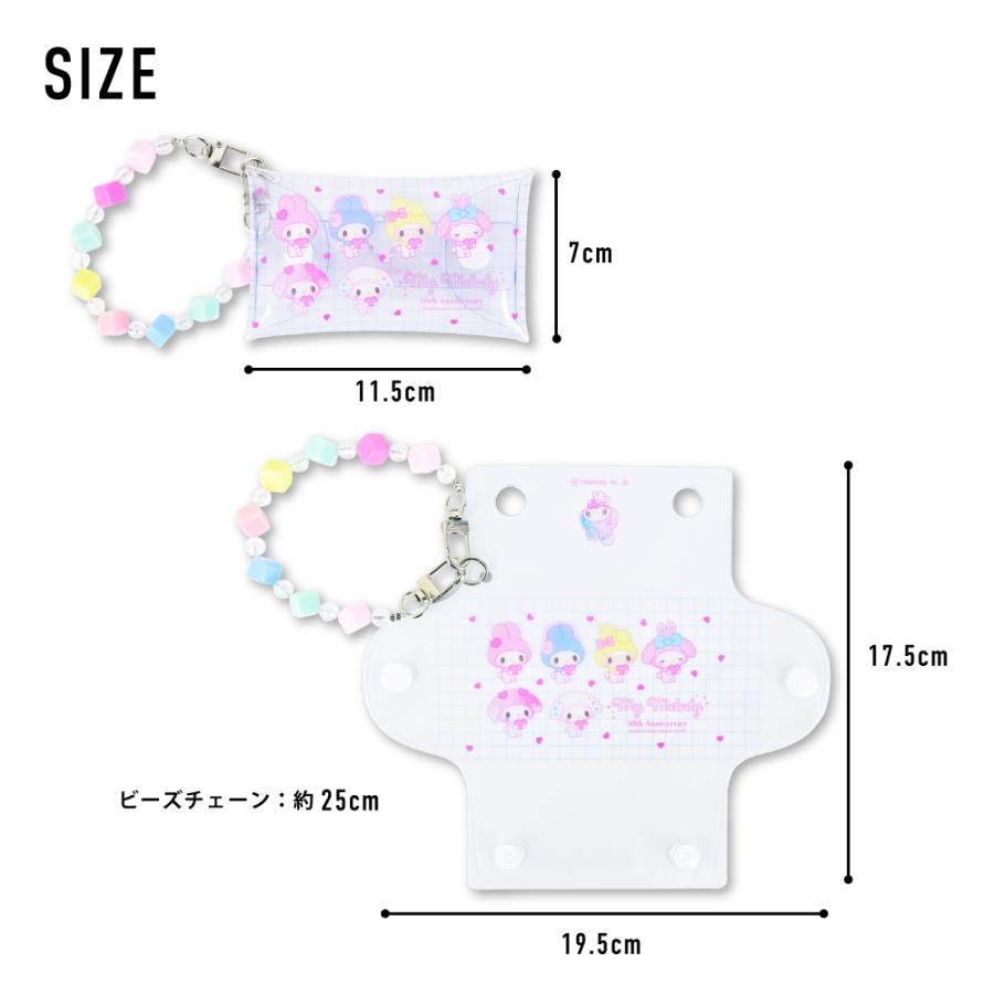 sanrio（サンリオ） マイメロディ クリアポーチ 小物入れ パスケース