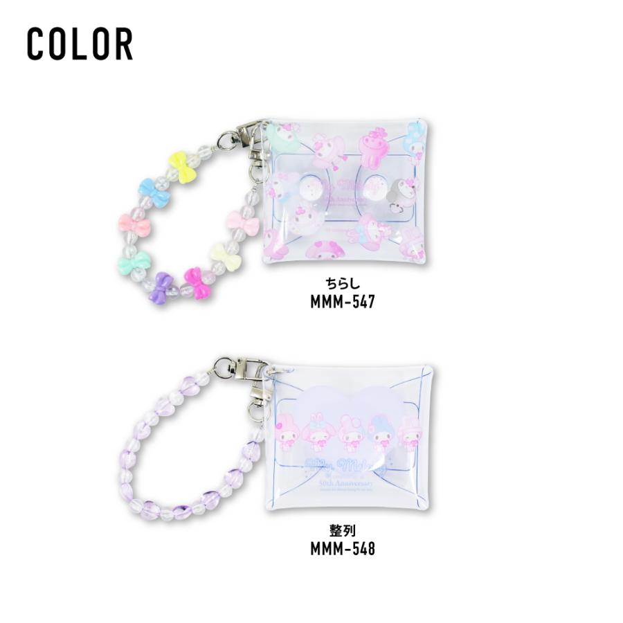 sanrio（サンリオ） クリアポーチ カラビナ 小物入れ airpodsケース
