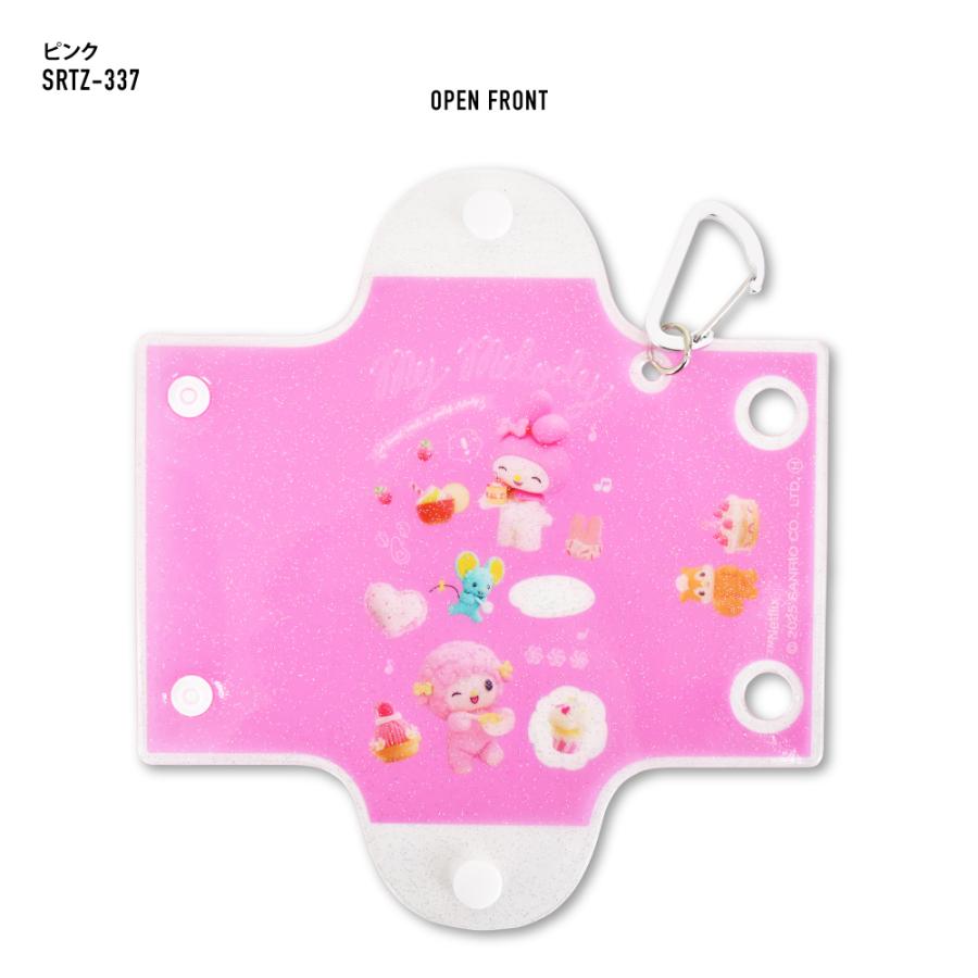 【美品】みーつ サンリオ　ピンク ケース、　ストラップ付き 美品】みーつ サンリオ ピンク ケース、 ストラップ付き 美品】みーつ