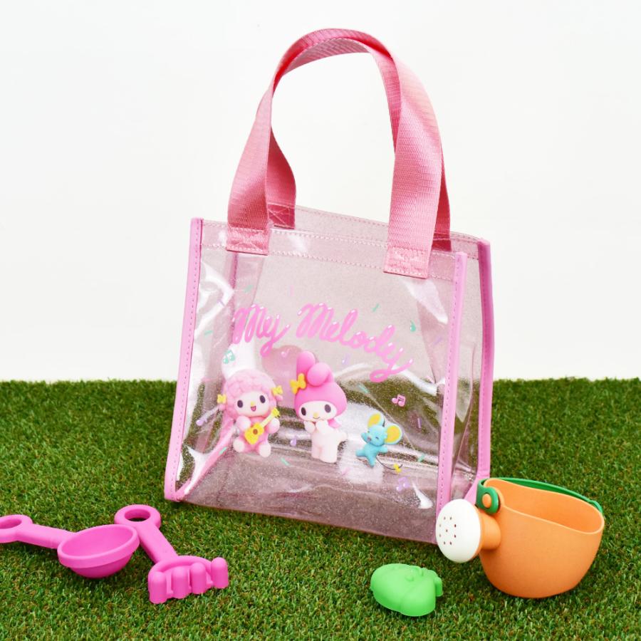 sanrio（サンリオ） クロミ マイメロディ PVC ラメ クリアトート