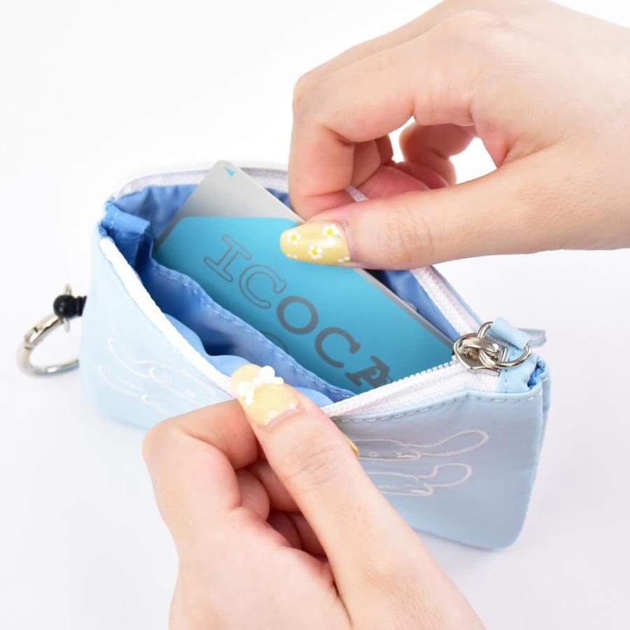 sanrio（サンリオ） 定期入れ カラビナ付き リール パスポーチ IC