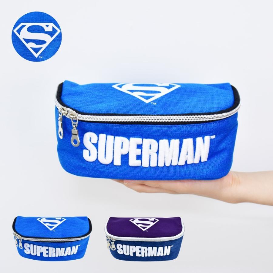 スーパーマン ペンケース 筆箱 大容量 小物入れ ポーチ 文具 大きめ
