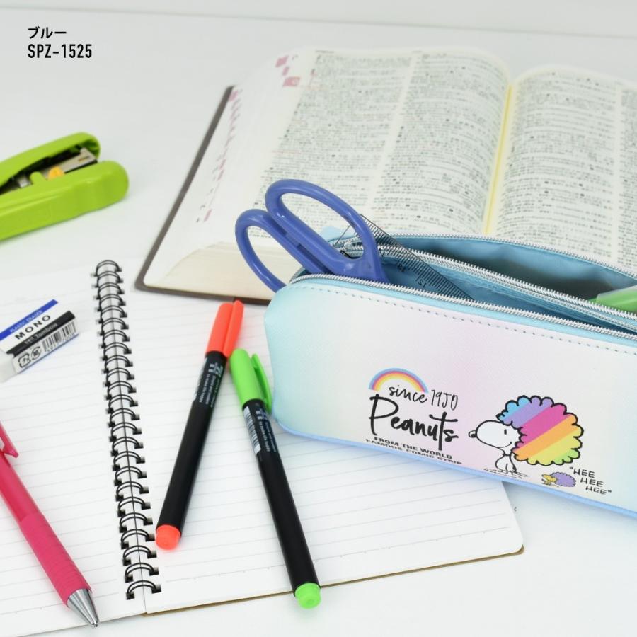 スヌーピー ペンケース 筆箱 レディース 女子 大人 高校生 2ルーム ダブルファスナー 合成皮革 Snoopy0003 Action 通販 Yahoo ショッピング