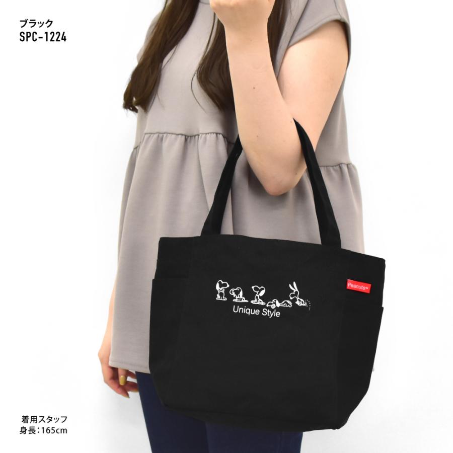 SNOOPY スヌーピー トートバッグ キャンバス 小さめ レディース