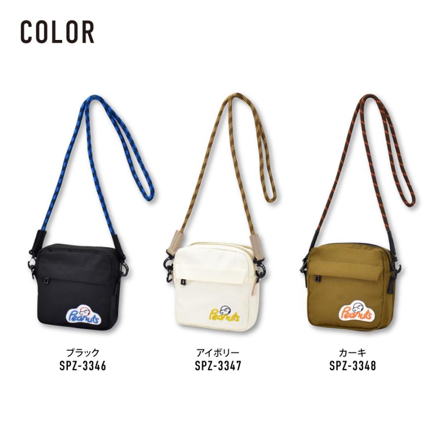 SNOOPY（スヌーピー） ショルダーバッグ 小さめ 撥水 ミニバッグ 2way