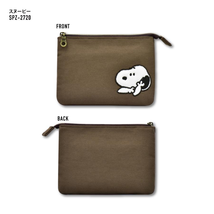 新品　スヌーピー　ポーチ スヌーピー PEANUTS 75th どっとポーチ ショルダーミニサイズ ブルー