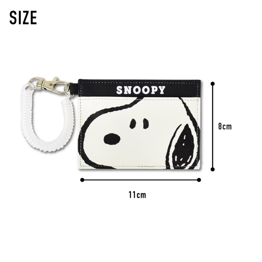 スヌーピー SNOOPY パスケース 定期入れ 合皮 コイル 薄型 シンプル レディース メンズ 通勤 通学 旅行 大人 高校生 学生 子供 かわいい キャラクター グッズ｜actionbag｜33