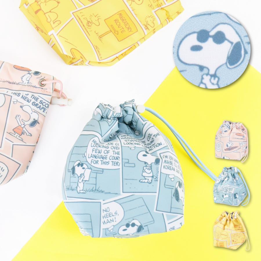 スヌーピー ポーチ 化粧ポーチ コスメポーチ トラベルポーチ 巾着 巾着ポーチ 小物入れ リボン レディース おしゃれ かわいい キャラクター スヌーピーグッズ メール便不可