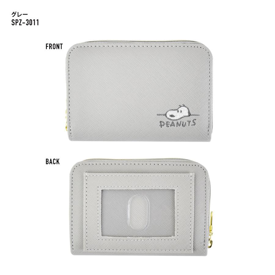 SNOOPY スヌーピー パスケース 定期入れ 合皮 小銭入れ