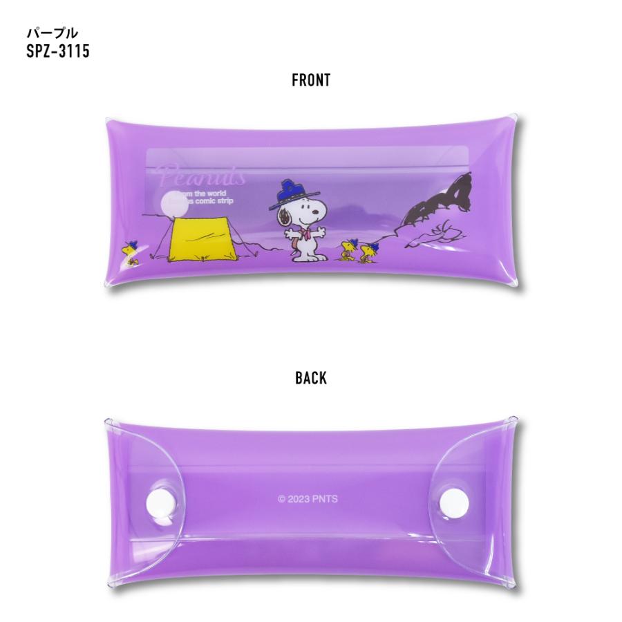 SNOOPY（スヌーピー） クリアマルチケース Lサイズ スリム ペンケース