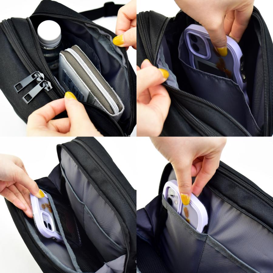 SNOOPY（スヌーピー） ショルダーバッグ スクエア 撥水 2way ポーチ