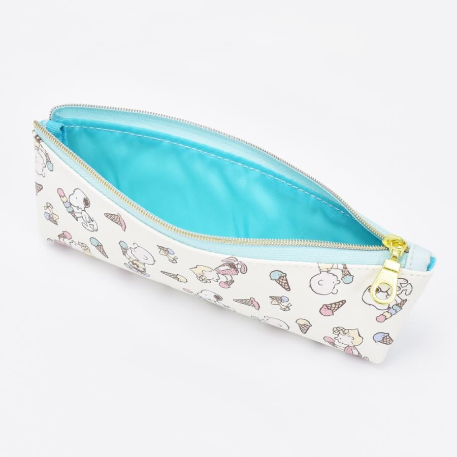 SNOOPY（スヌーピー） ペンケース 筆箱 合皮 コンパクト 小物入れ