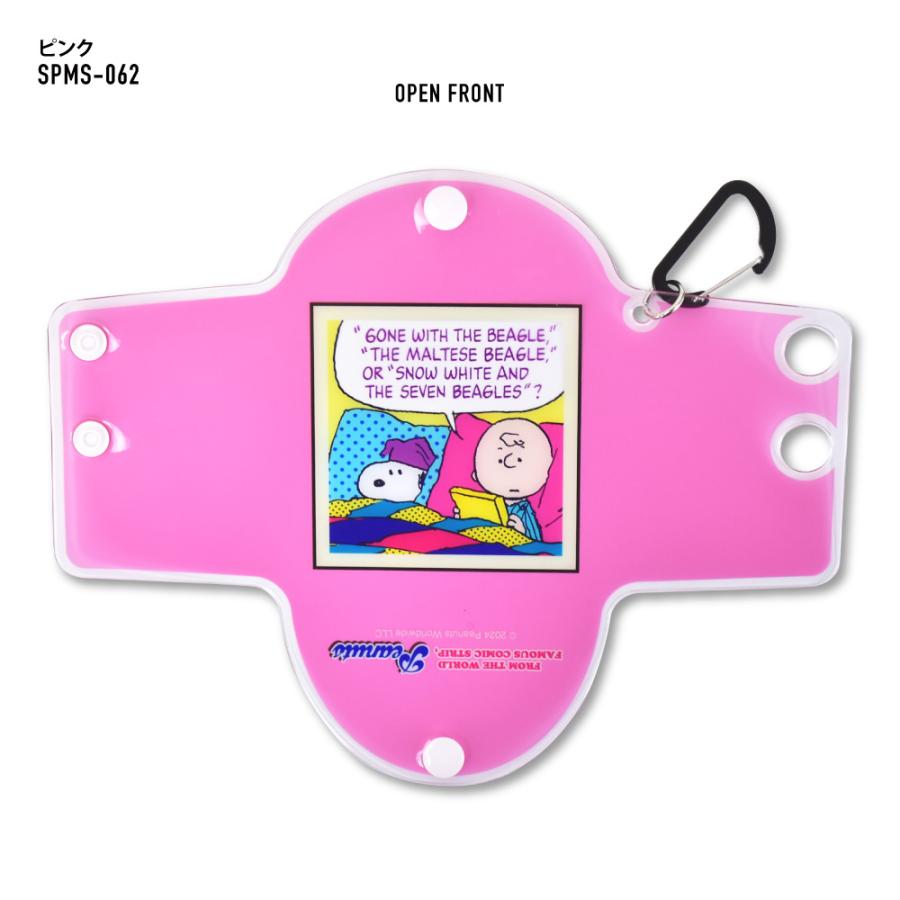 SNOOPY（スヌーピー） クリアポーチ カラビナ 小物入れ クリアマルチ