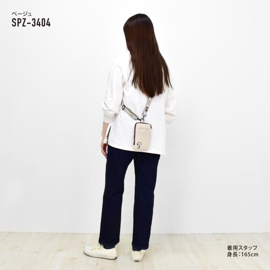 SNOOPY（スヌーピー） スマホショルダー 軽量 L字ファスナー