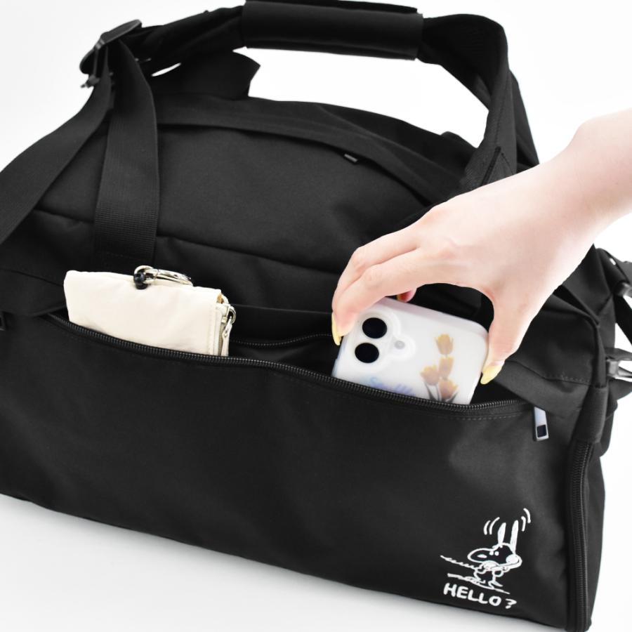 SNOOPY（スヌーピー） ボストンバッグ リュック 大容量 30L 撥水 2way