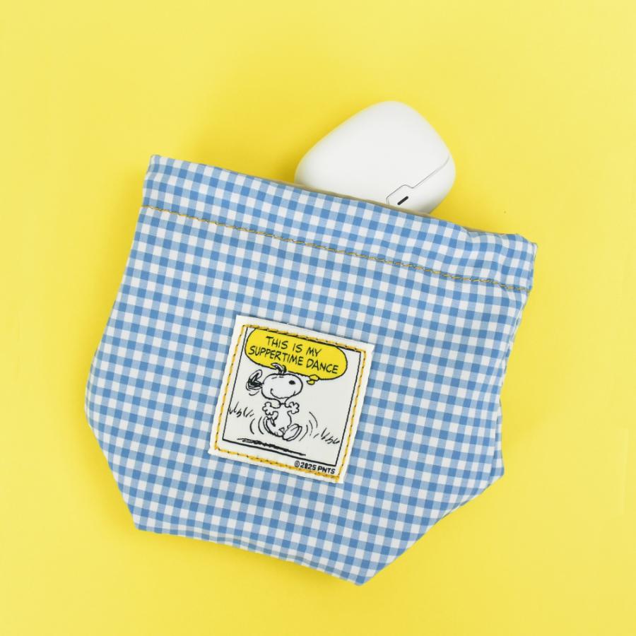 SNOOPY（スヌーピー） 巾着ポーチ 巾着袋 小物入れ リバーシブル