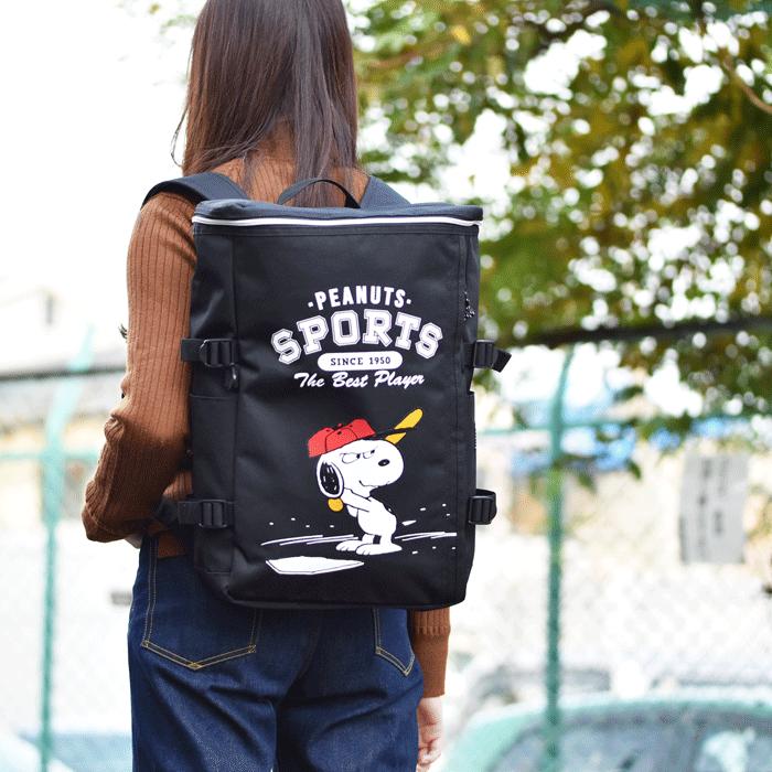 スヌーピー リュック スクエア ボックス型 マチ 大きい レディース 女子 ベースボール イラスト 対応 カジュアル ストリート Spr 736b Action 通販 Yahoo ショッピング