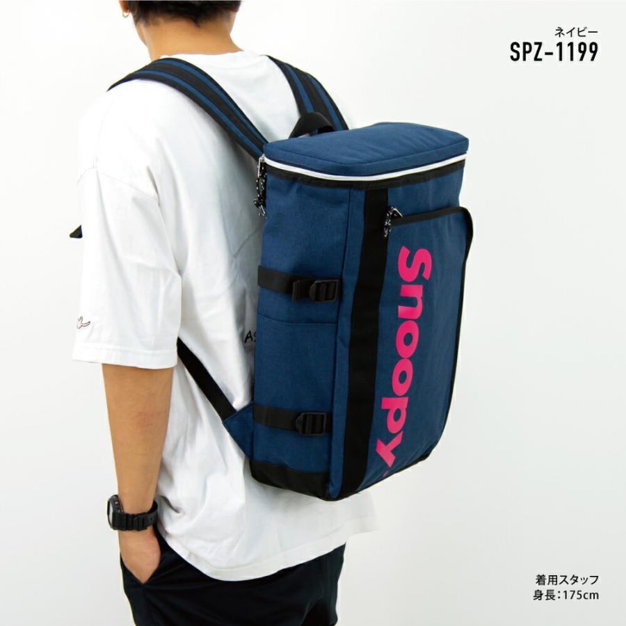 SNOOPY（スヌーピー） リュック 大容量 20L a4 ボックス型 リュック