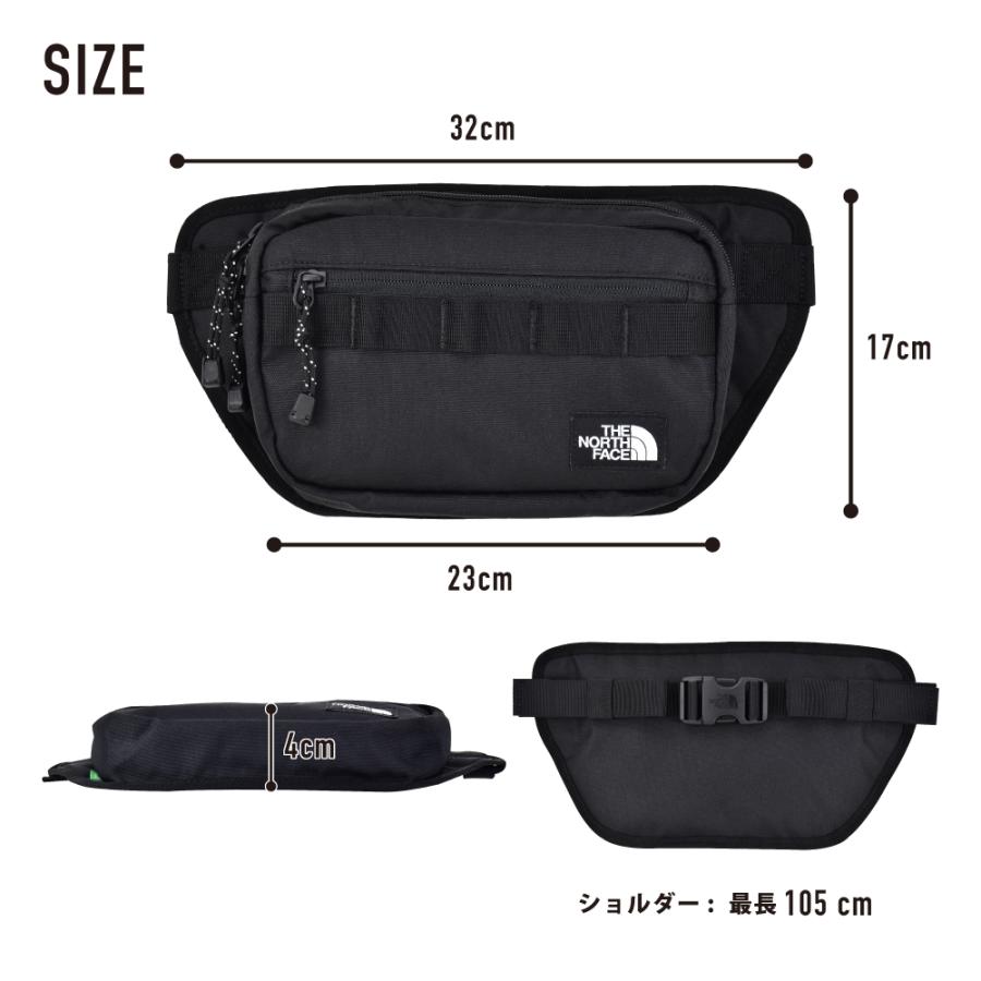 THE NORTH FACE/ウエストバッグ/レザー/ブラック/ワンショルダー THE NORTH FACE（ザ ノースフェイス） ウエストポーチ THE NORTH FACE